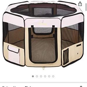 Portable Foldable Pet playpen + Indoor/Outdoor Use | Water Resistant